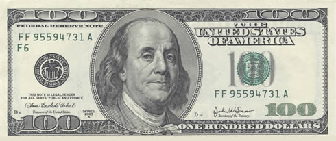 US$100.00